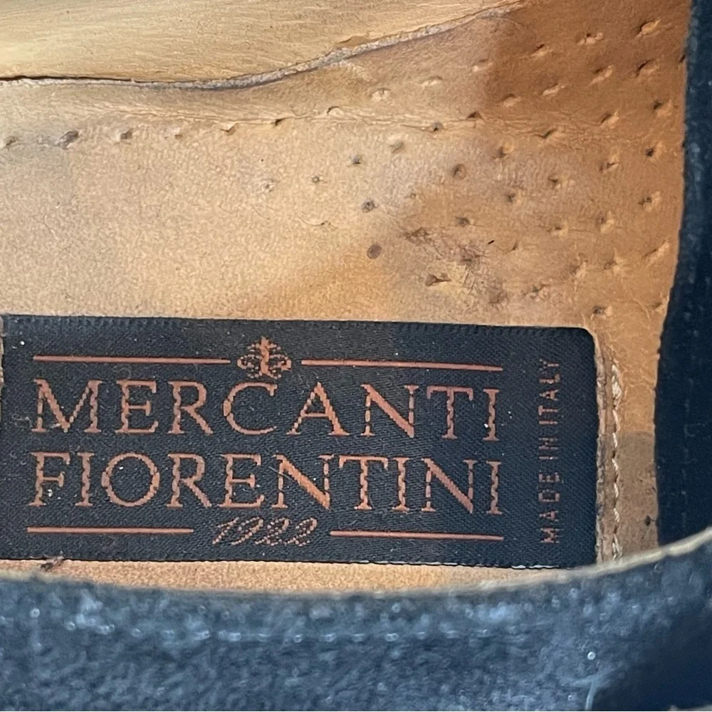 Mercanti Fiorentini black suede